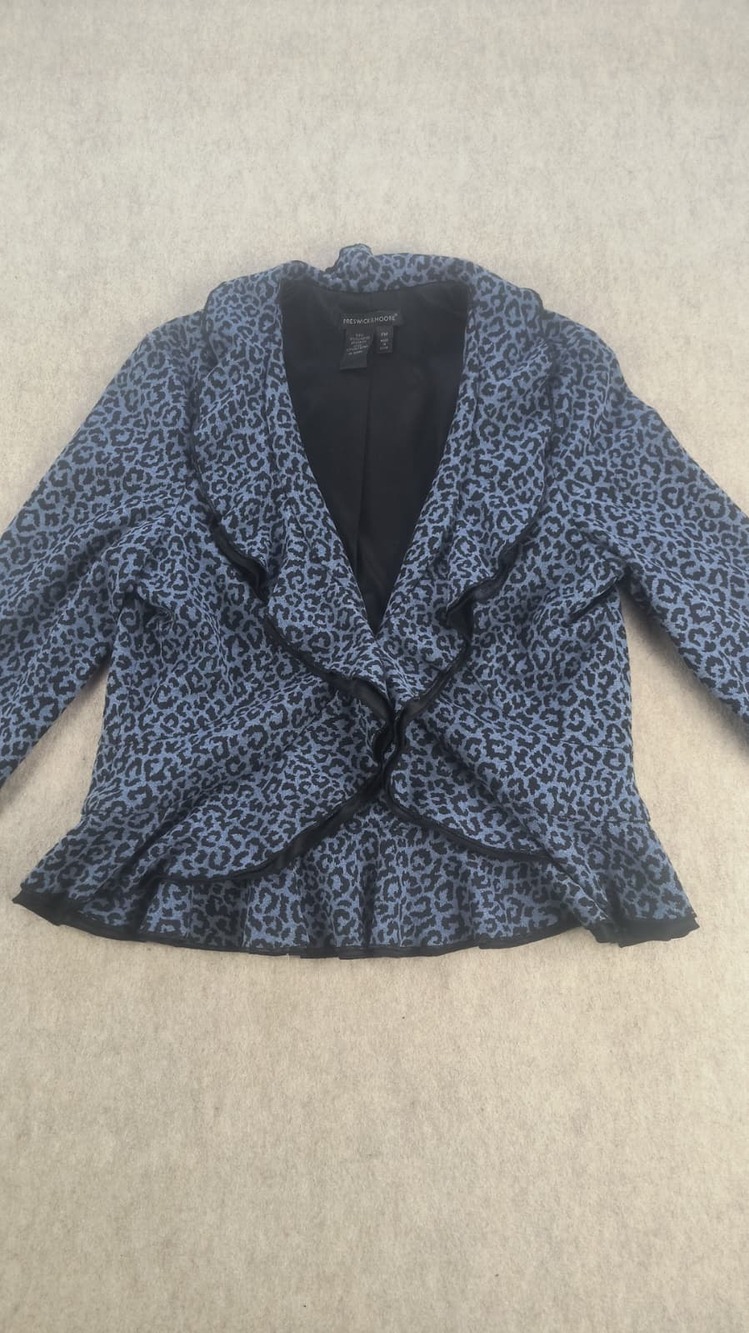 Vintage 90's Preswick & Moore leopard print jacket size PM